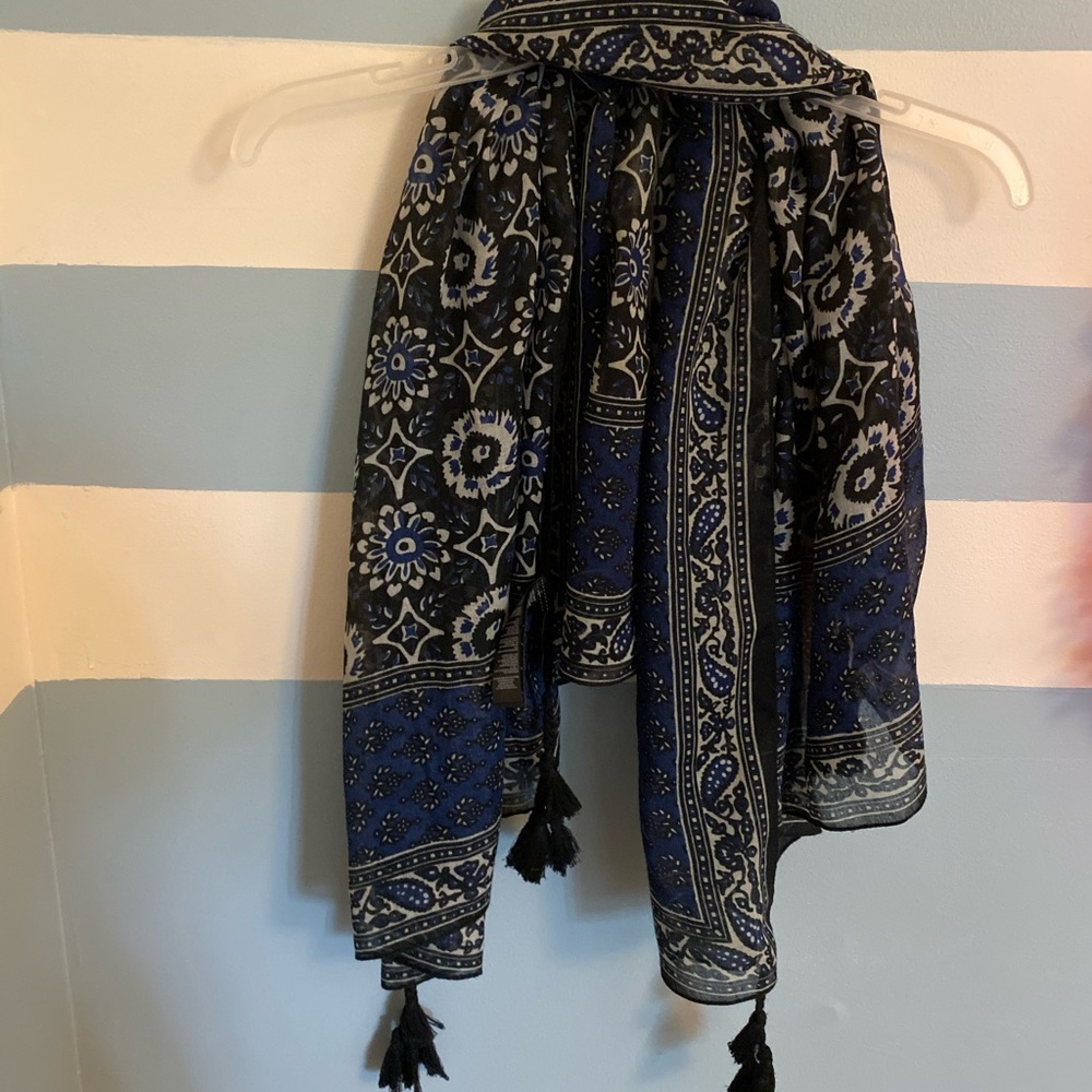 Indian silk triangle scarf